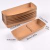 100Pcs Take Out Food Serving Boats Container for Nachos French Fries Hot Dog