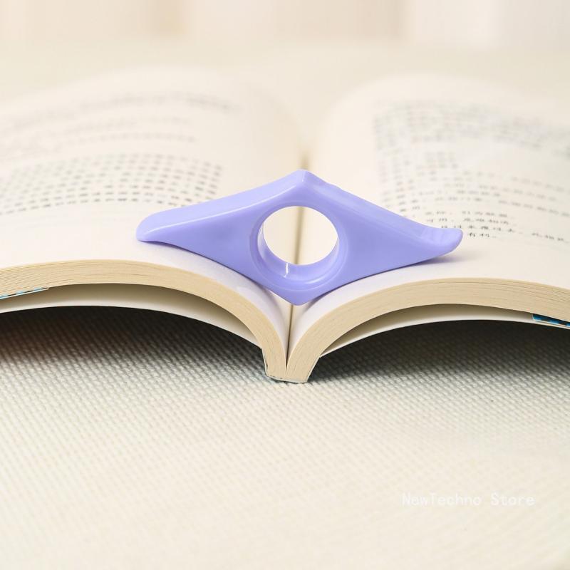 Новые держатели для страниц книги на палец Акриловые закладки-пресс Закладки-пресс Вспомогательные средства для чтения Закладки на палец