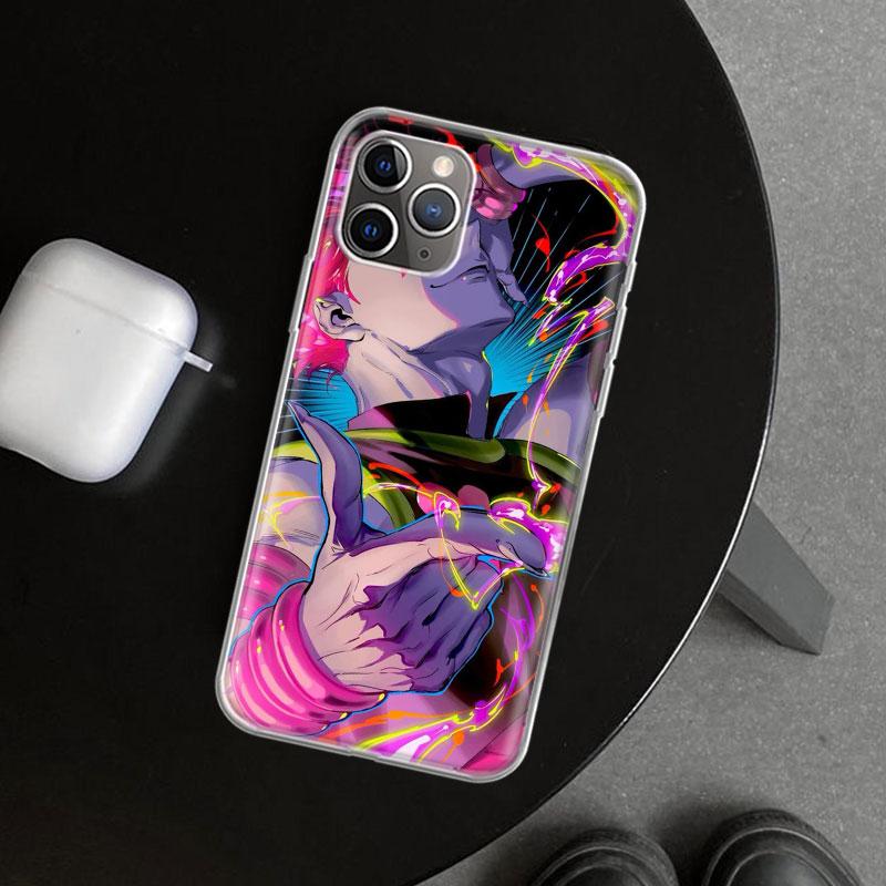 Чехол для телефона Huner X-Hunters Hisoka для iPhone 11 12 13 Mini 14 15 Plus 16 Pro Max 17 Air 7 8 + SE Арт Индивидуальный Fundas 11
