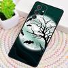 Vampire Bats Full Moon Halloween soft Phone Case For Samsung Galaxy note 10 pro S26 S25 S24 S23 S22 Ultra Plus S21 FE S20 Cover
