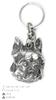 Boston Terrier, Boston Bull Terrier - Posrebrzany Brelok Z Psem, Ozdoba Torebki, Zawieszka Do Plecaka Marki Art-Dog