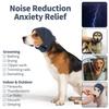 New Leisure Dog Calming Cloth Headband-Comfortable Anti-Fear Neck Wrap with Thunder-Proof Ear Cover to Soothe Anxiety