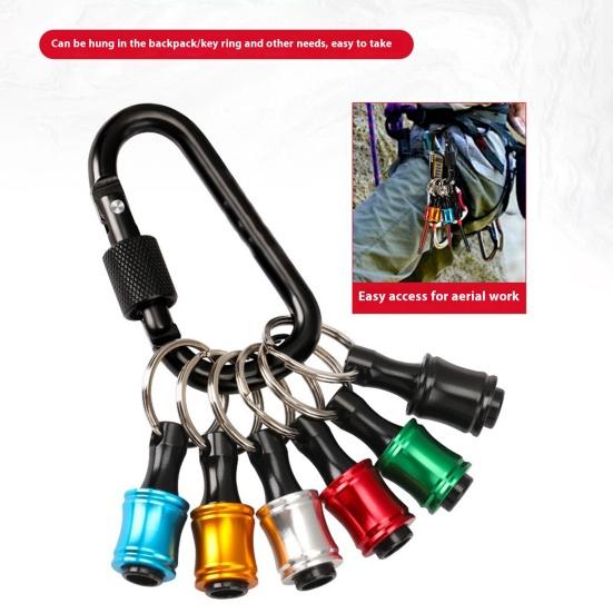 Держатель сверла с торцевой головкой, прочный, выдерживающий нагрузку, портативный, простой в установке, универсальный, 1/4-дюймовый шестигранный хвостовик, держатель сверла с торцевой головкой