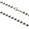 [Cenote] 4mm Silver Ball Chain with White Finish [Silver Accessory] C0010 45cm