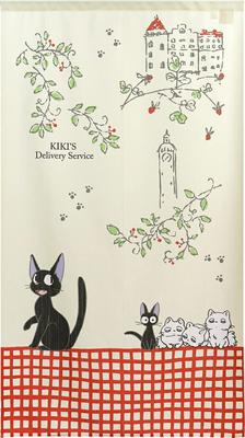 Noren Kobo Noren Ghibli Служба доставки Разделитель комнаты Штора Ширина 85 x Длина 150 см Gigi и дети 97213 Kiki's