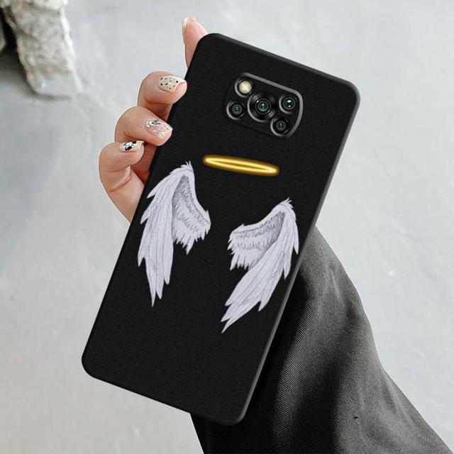 Девушка с крыльями ангела и демона для Xiaomi Poco X3 Nfc X4pro X5 M3 для Mi 12 13 11 10 10t 8 Note10 Lite 11ultra 11t Pro F1 чехол