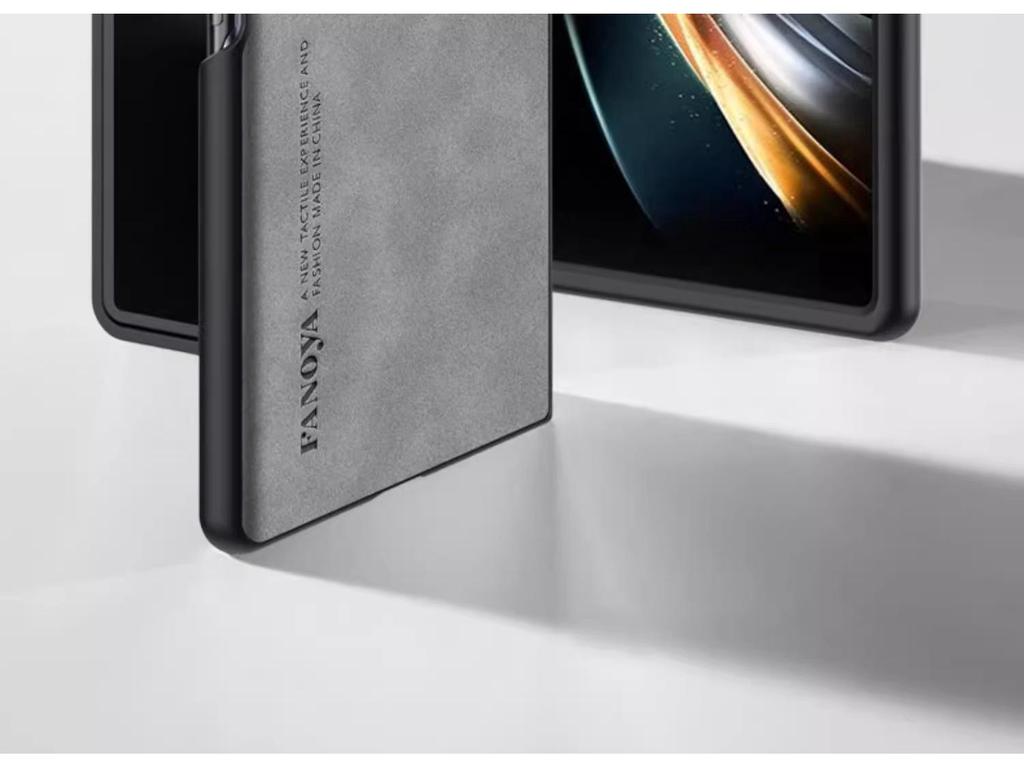 Чехол Samsung Z Fold 7 с текстурой овечьей кожи - Мягкий, Складной, Защита от царапин