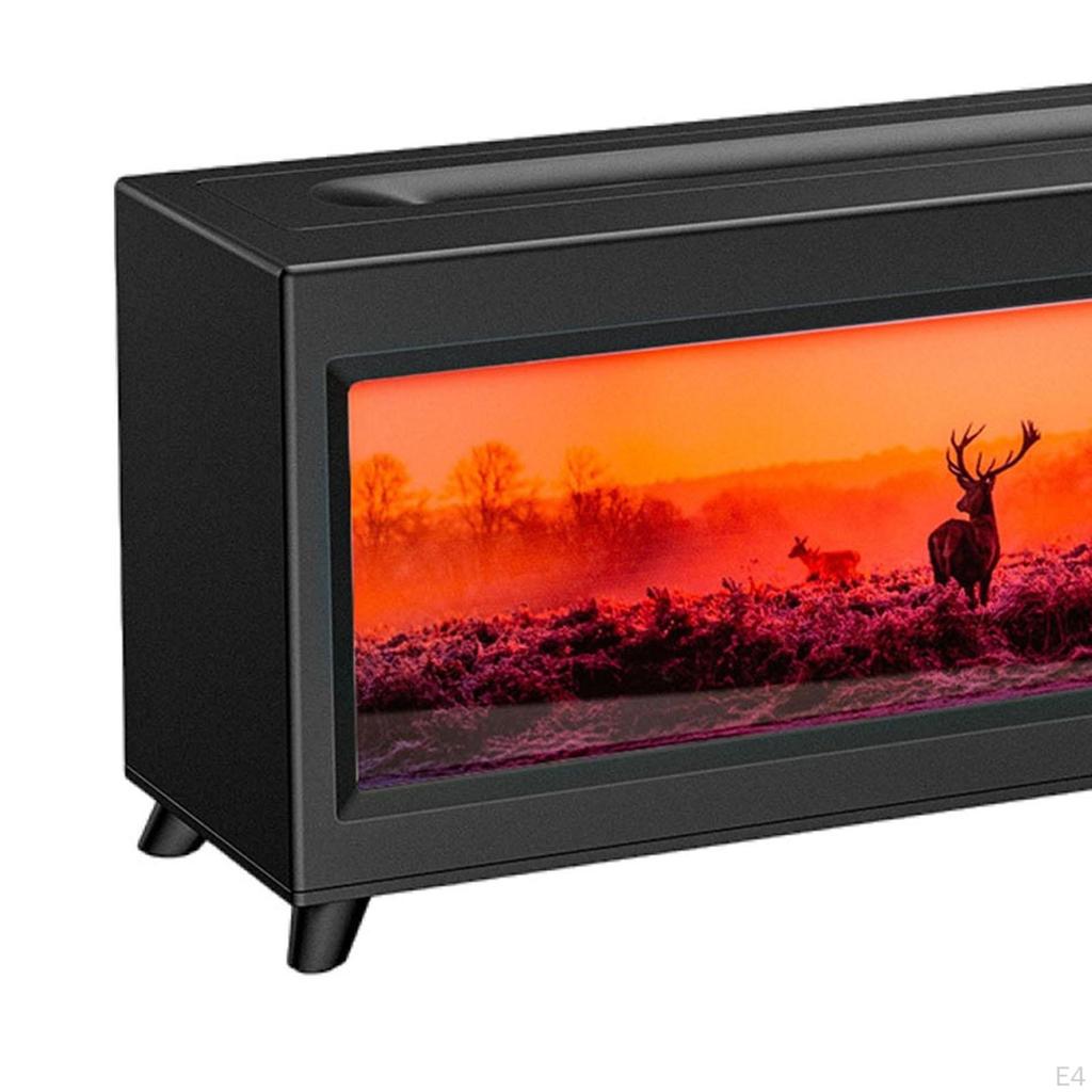 Essential Oil Diffuser Fireplace Humidifier for Home Living Room