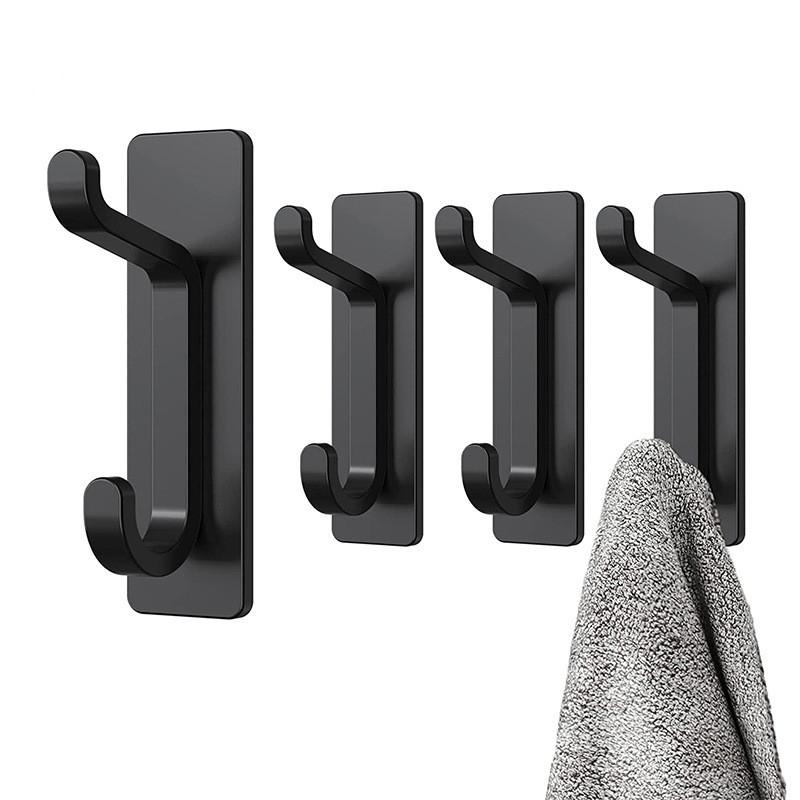 Durable Stainless Steel Clothes Hook Set With High Low Dual Hooks For Versatile Use