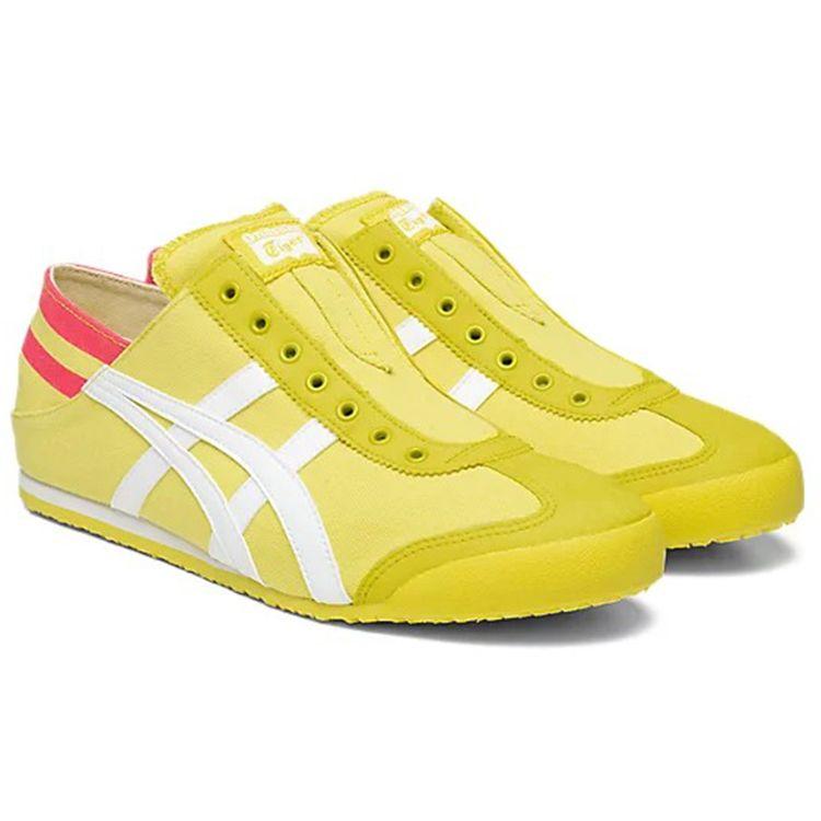 ONITSUKA TIGER Mexico 66 Повседневные Удобные Легкие Прочные Низкие Кроссовки Унисекс Ярко-желтый 1183A437-751