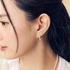 [Rosemont] Silver Pearl Earrings Rc0185