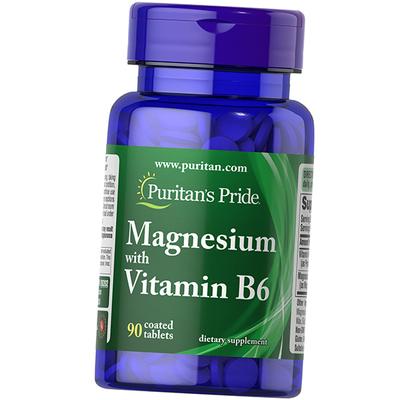 Магний с Витамином В6, Magnesium with Vitamin B6, 90таб (36367254)