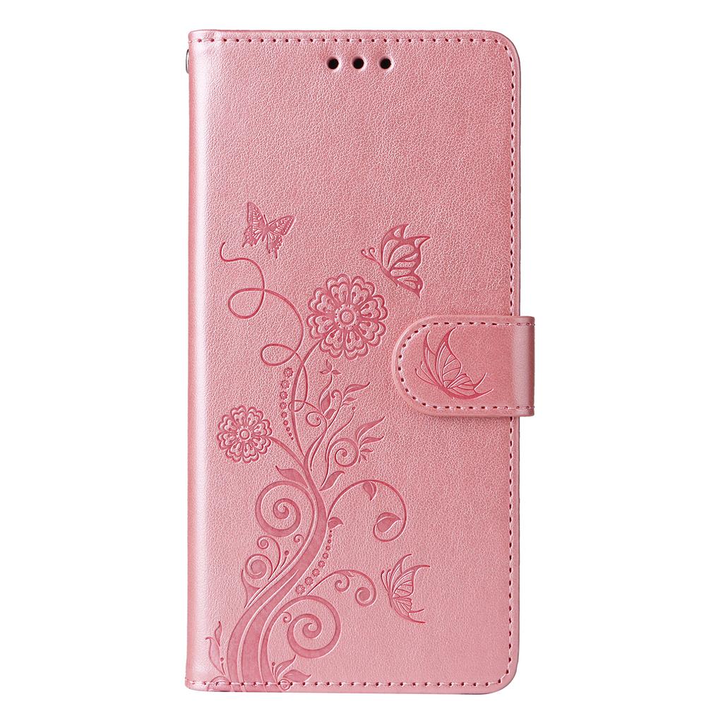 For Realme 13+ 5G/13 Pro 5G (China) Case Butterfly Floral Imprint Wallet Stand Leather Phone Cover