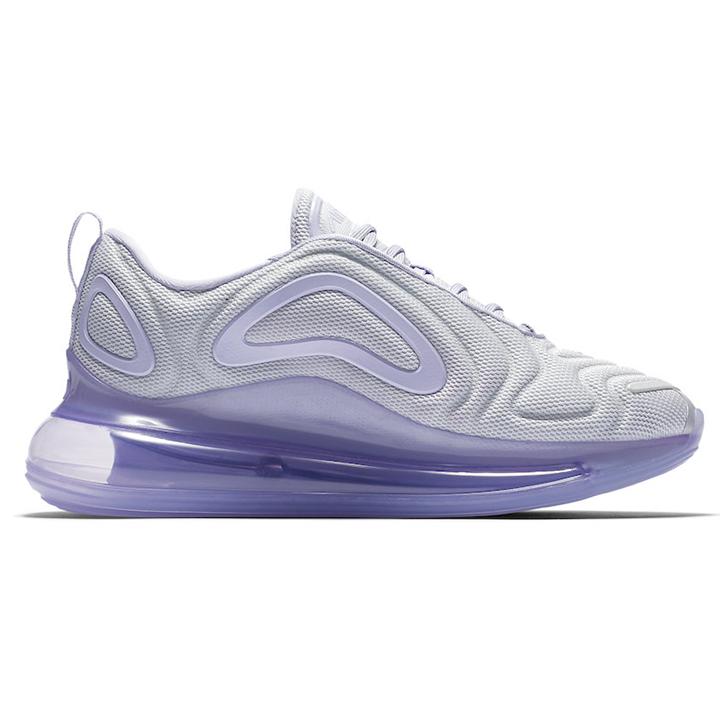 Nike Air Max 720 Pure Platinum Oxygen Purple Womens AR9293-009