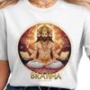 Футболка с Брахмой | Индуистская мифология | Винтажная футболка с богом Индии