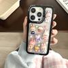 New Trendy  Resin Drip glueCartoon Phone Case For iPhone 15 14 13 12 11 Pro Max Plus 15plus 14plus Fashion Cartoon  Cover
