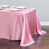 Soft Thick Solid Color Wedding Party Banquet Satin Table Decorations Table Cover Tablecloth