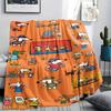1PC Maisy Mouse Print Flannel Blanket, High quality Comfortable for All Seasons, Home Decor, Warmth and Comfort, Perfect for Christmas Gifts 81
