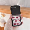 Защитный чехол Hello Kitty для серии Samsung Galaxy Z Flip с ремешком