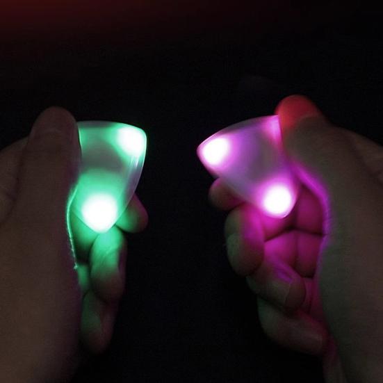 Светящиеся медиаторы LED Light Up Гитарный медиатор Подсвеченный медиатор Аксессуар для акустической электрогитары и бас-гитары