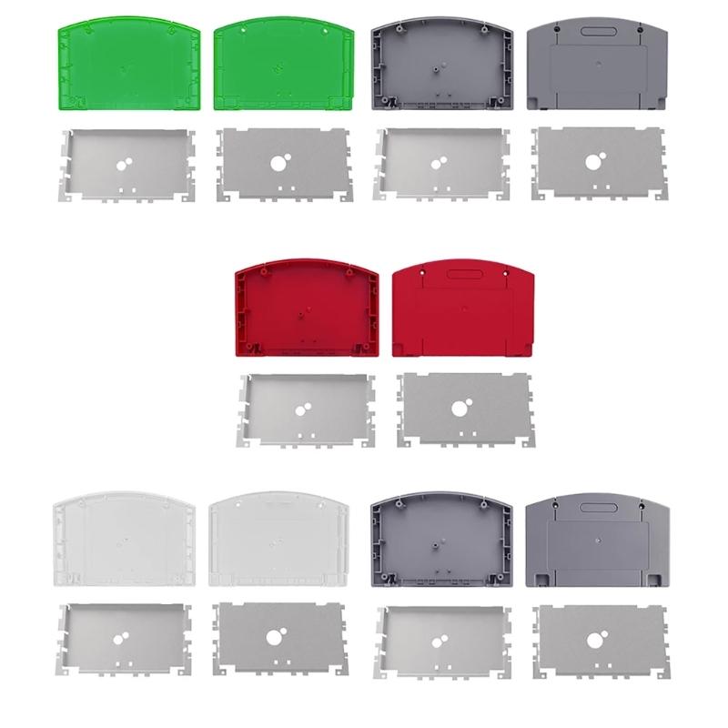 Корпус картриджа Защитная крышка Чехол для N64 с набором винтов Защитная оболочка для картриджа игровой консоли