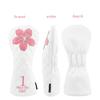 Soft And Durable Golf Club Protector Sakura Pattern Wood Headcover Golf Head Cover  Driver Fairway