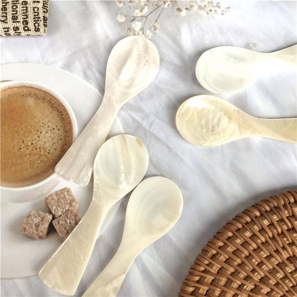 Ракушки Чайная ложка для кофе Ложка для размешивания Ложки для икры