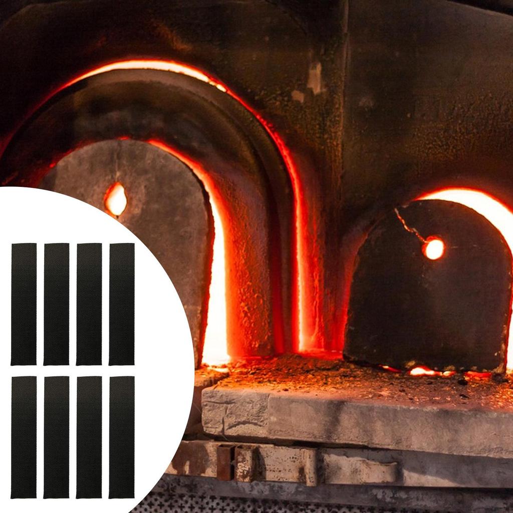 8 Pieces Fireplace End Tape High Temperature Resistant