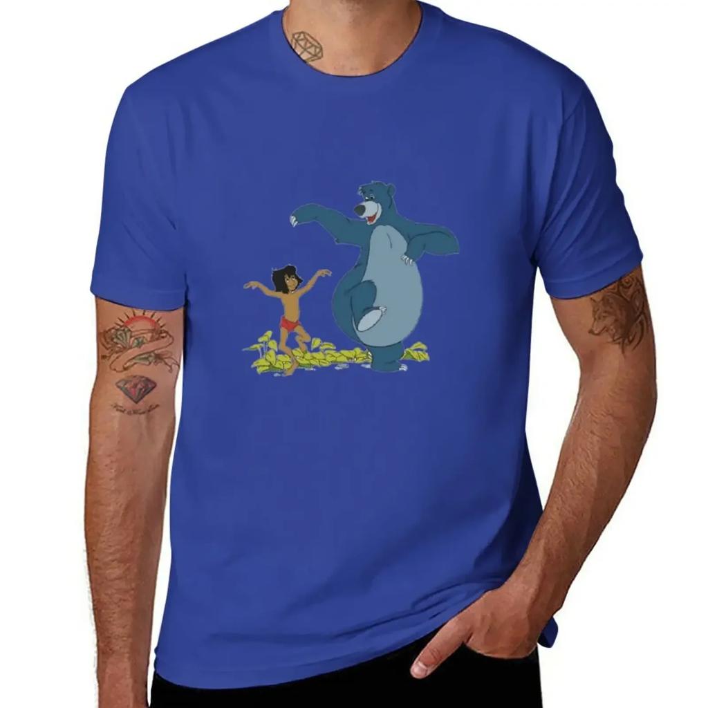 Mowgli And Baloo Tshirt Summer Top Sublime Quickdrying Designer T Shirt Unisex