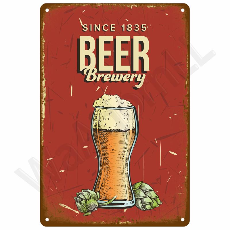 Vintage Room Decoration Home Decor Items Tin Signs Aesthetic Men Bedroom Metal Signs Retro Metal Plate Posters Wall Art Mural