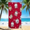 1Pc Christmas Cute Characters Beach Towel, Quick Dry, Multi-Use for Beach Pool Gym Yoga Home Travel, Christmas, Halloween, Xmas Gift M929332