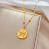 Light Luxury Butterfly Heart Zircon Pendant Necklace Stainless Steel Trendy Geometric Choker Jewelry Party Gifts For Women Girls