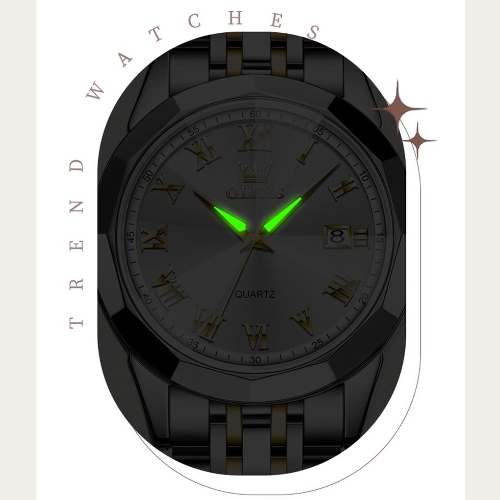 Часы OLEVS водонепроницаемые женские популярные маленькие часы деловые модные стильные аналоговые кварцевые металлические золотые белые часы из нержавеющей стали с ремешком на руку с датой для женщин