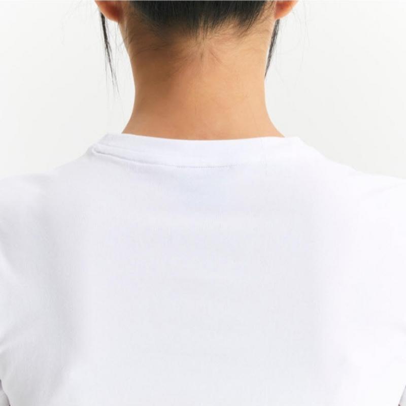 New Balance Women S Semi Crop TighT T ShirT Lqj Nbnee2w422 10