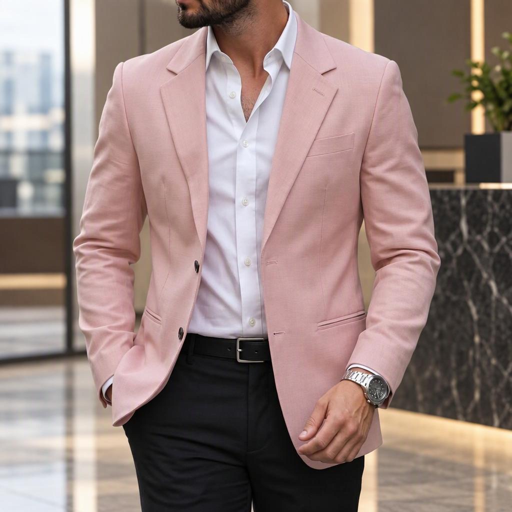 Мужской пиджак в стиле business casual для работы, деловых поездок и повседневной носки