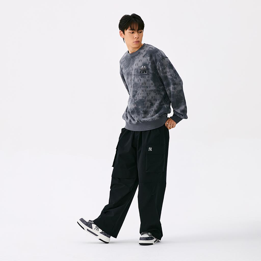 New MLB New York Yankees 25FW Sweatshirt Unisex Standard Charcoal Gray 3AMTM1154-50CGS