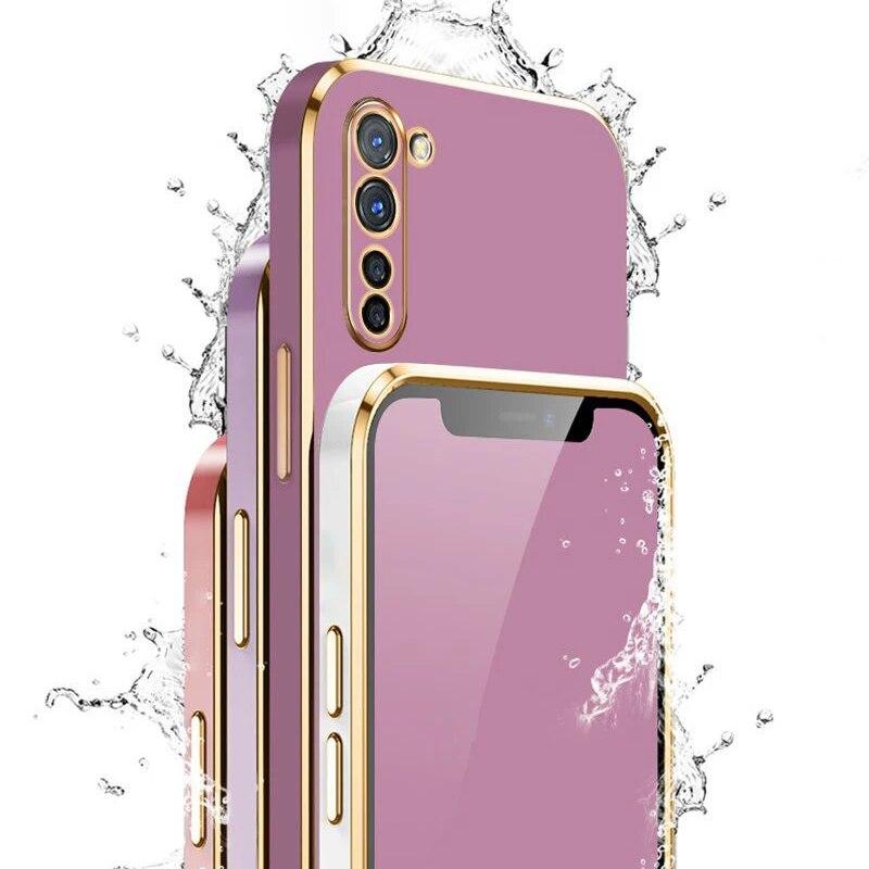 Чехол для OPPO Find X2 Lite Oppo reno3 5G, чехол для телефона CPH2005, роскошный противоударный силиконовый чехол с квадратным покрытием, задняя крышка reno 3 5G, чехлы