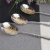 1 Piece Gold-plated Tortoise Stainless Steel Spoon High Quality Spoon Tableware