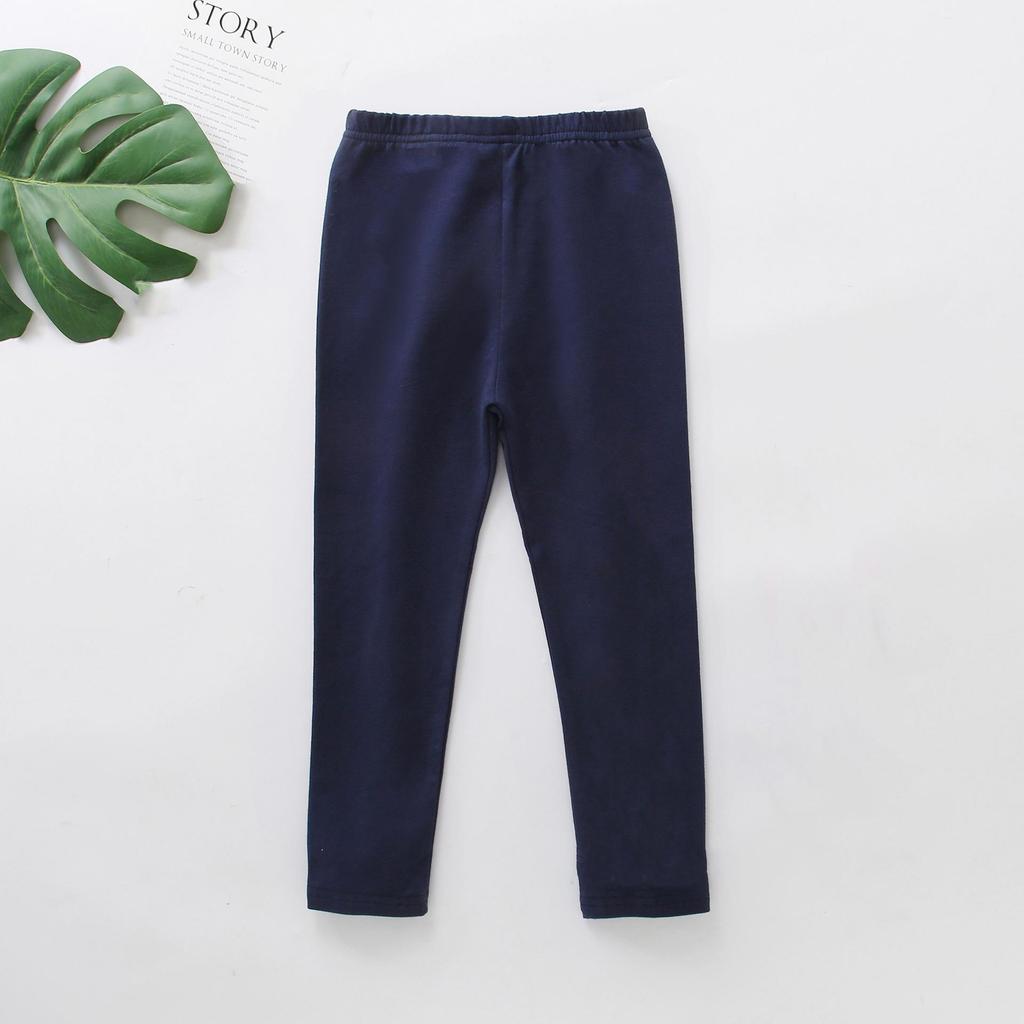 «Тонкие хлопковые леггинсы для девочек на весну и осень — белые, черные или серые»