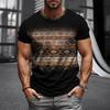 Retro Men's T-shirts with Nationalities Printed In 2025, Fashionable Short-sleeved T-shirts
