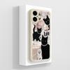 Для iPhone 13 14 15 16 16e Pro Max Plus Mini чехол для телефона с красивым узором в виде цветка и бабочки мягкий жидкий силикон противоударный защитный чехол для iPhone