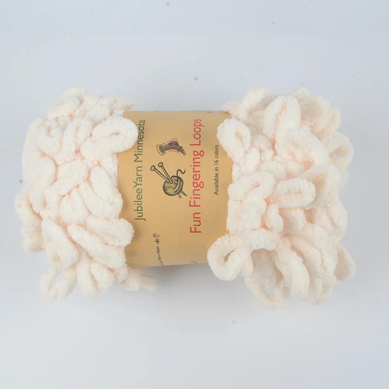 500 г/лот ручная вязка пряжа для пальцев крючком супер теплая пухлая круглая хлопковая плетеная веревка пухлая умная полиэстеровая игрушка носок