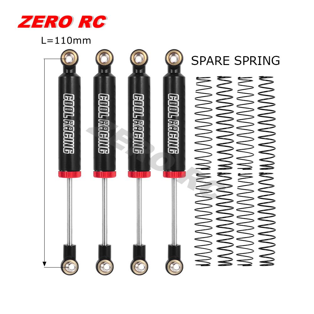 ALLOY SUSPENSION SHOCKS ABSORBER INTERNAL SPRING DAMPERS 60MM 70MM 80MM 90MM 100MM 110MM For SCX10 II D90 WRAITH TRX4 RC CAR