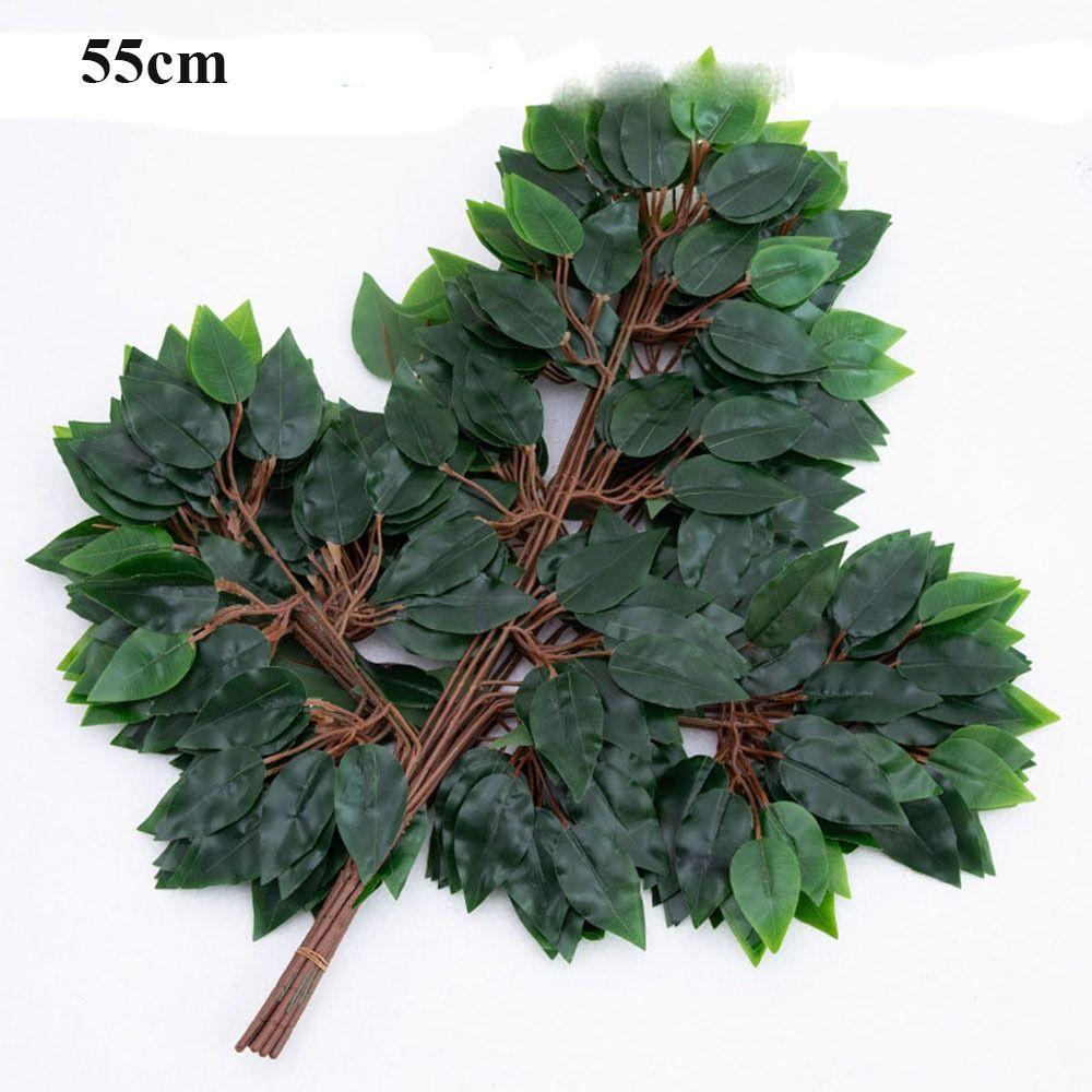 10 стилей Имитация листьев Зеленый цвет Поддельные листья Новые свадебные украшения Украшения для дома