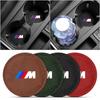 M Logo Car Coaster Water Cup Seat Cushion Anti Slip Pad For X6 X1 X2 X3 X4 X5 X7 E46 E39 E90 E36 E60 E34 E30 F30 E71 F10 F10 F11 F30 E34 E92