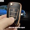 Новый ТПУ чехол для автомобильного ключа для Hyundai I20 I30 Elantra Azera Veracruz Veloster Kia Rio K7 K5 Sportage Sorento, складная крышка для пульта
