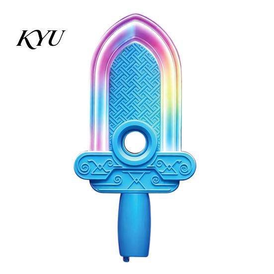 LED Hand Spinner for Stress Relief 4-in-1 Spinning Fidget Lightsaber Toy, Colorful Light Up Rotatable Blade with Toys Kids Motion Sensor Sound,