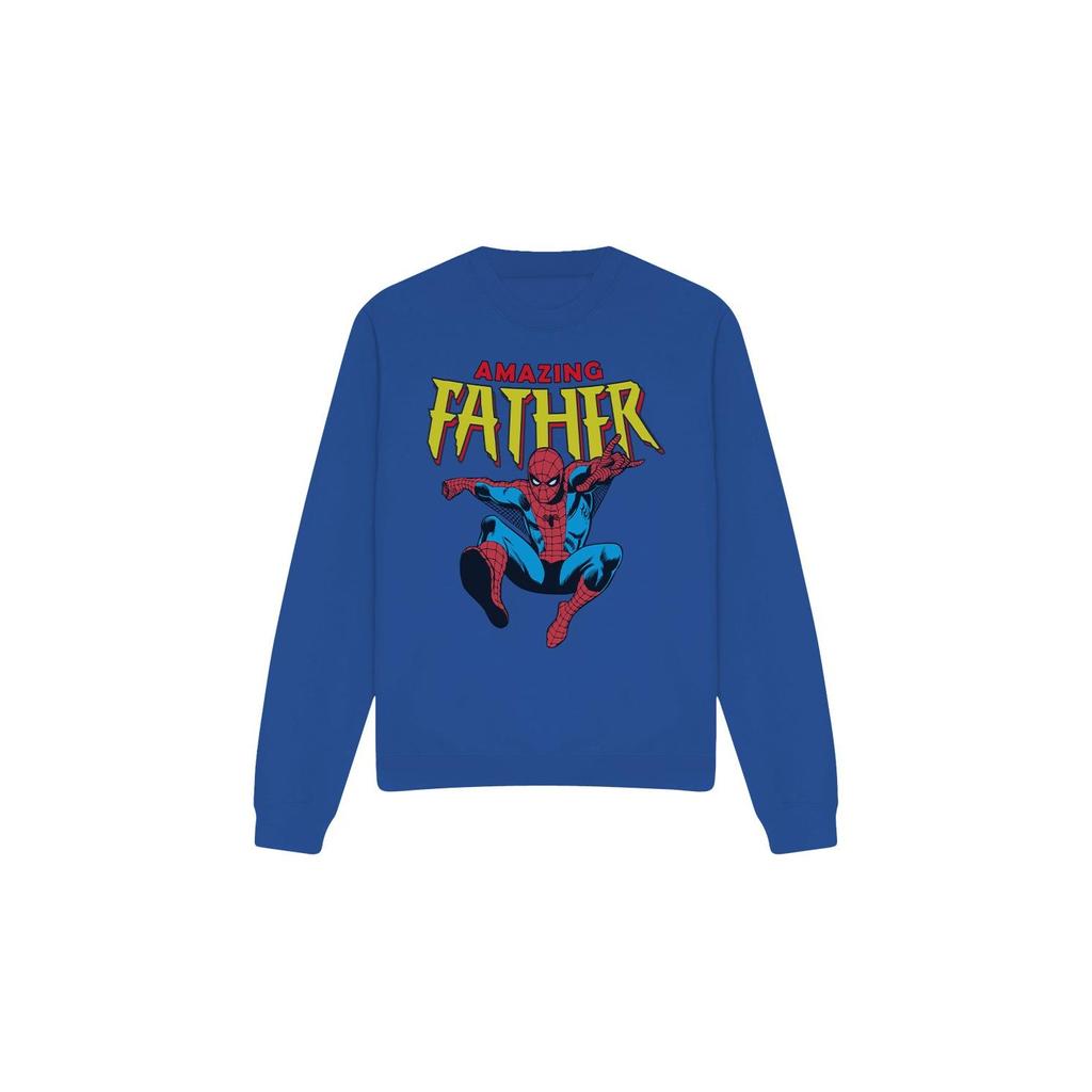 Spider-Man Unisex Adult Amazing Dad Fathers Day Sweatshirt
