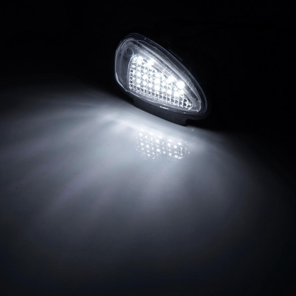 2x Under Mirror LED Puddle Light For VW Golf MK6 Jetta MK4 Passat Eos Sharan Touran Tiguan