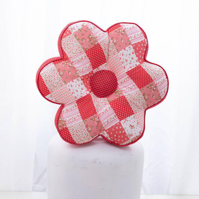 Корейская подушка с цветком сливы: Подушка для сна из 100% хлопка для офиса и спальни